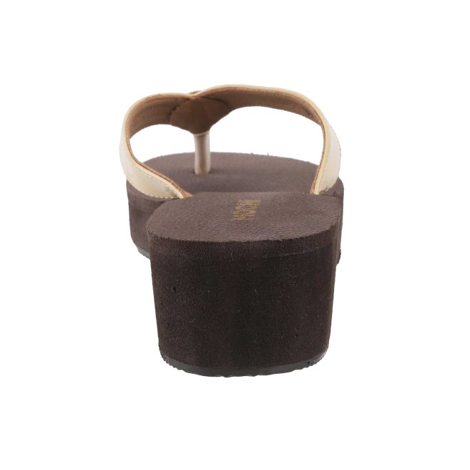 Mochi Women Beige Casual Slippers (SKU: 32-1234-20-37)