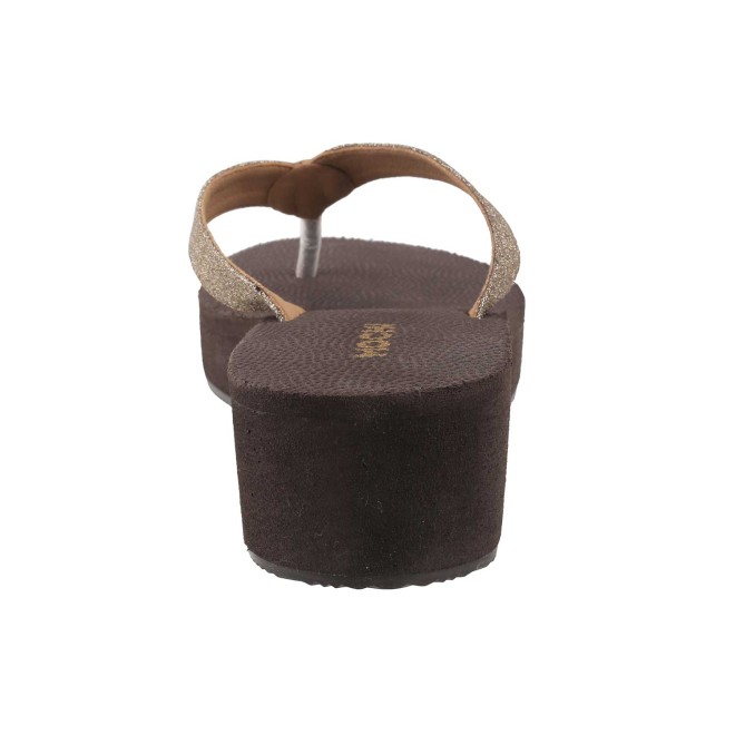 Mochi Women Antique-Gold Casual Slippers (SKU: 32-1234-28-38)