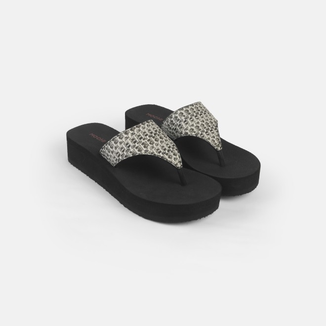 Mochi Women Black Casual Slippers (SKU: 32-1346-11-36)