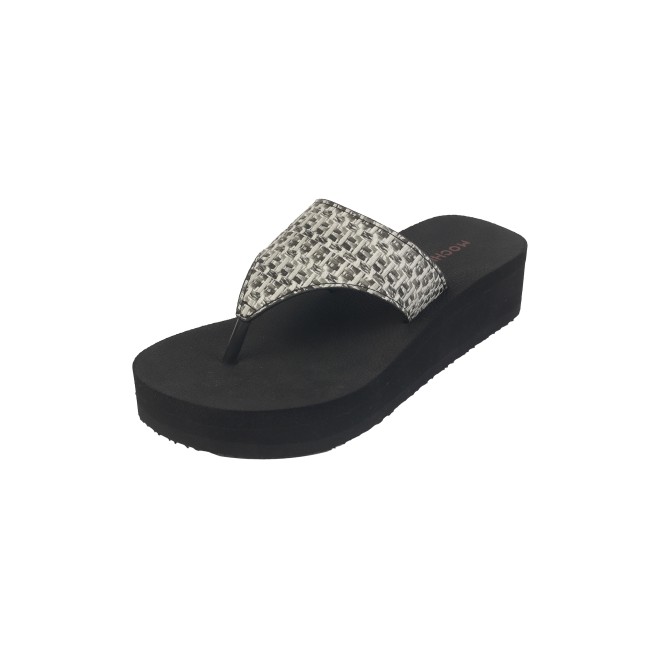 Mochi Women Black Casual Slippers (SKU: 32-1346-11-36)