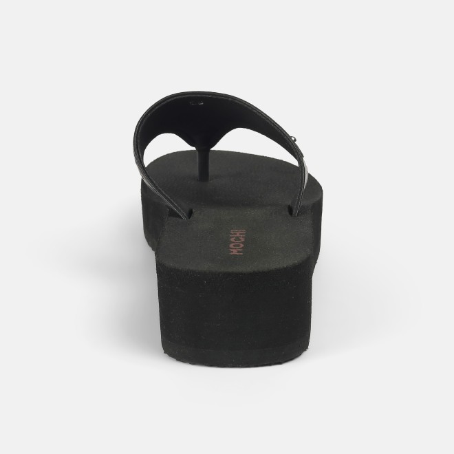 Mochi Women Black Casual Slippers (SKU: 32-1351-11-36)