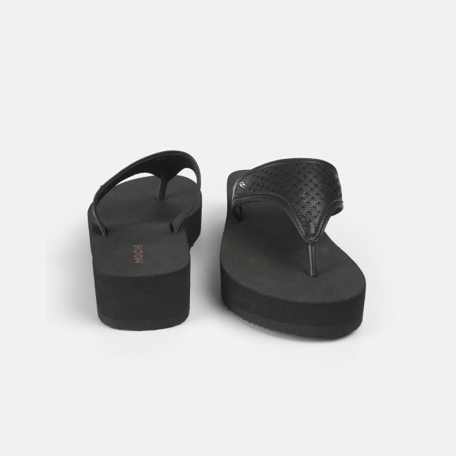 Mochi Women Black Casual Slippers (SKU: 32-1351-11-36)