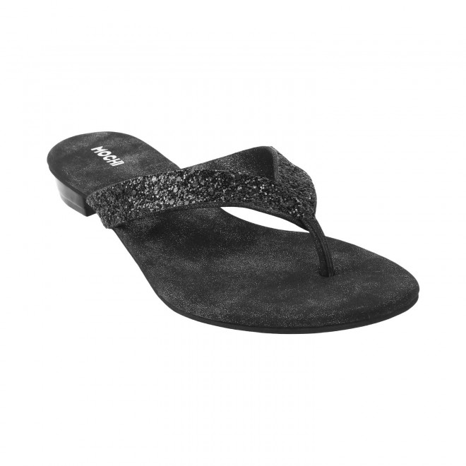Mochi Women Black Casual Slippers (SKU: 32-1369-11-36)