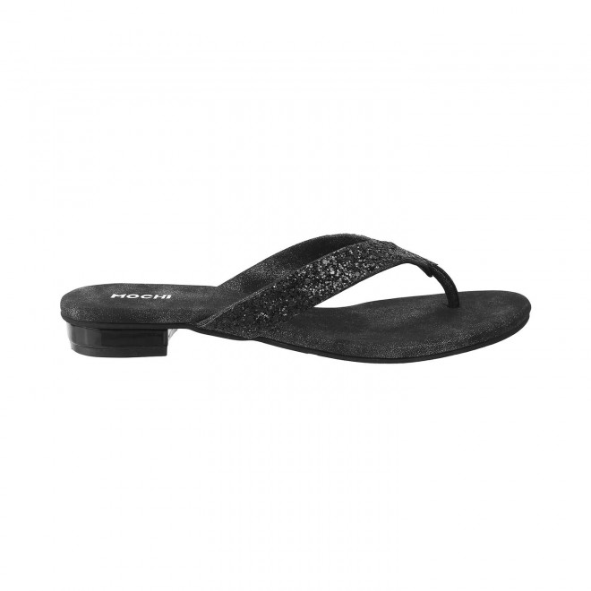 Mochi Women Black Casual Slippers (SKU: 32-1369-11-36)