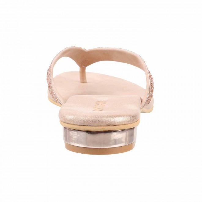 Mochi Women Rose-Gold Casual Slippers (SKU: 32-1369-52-36)