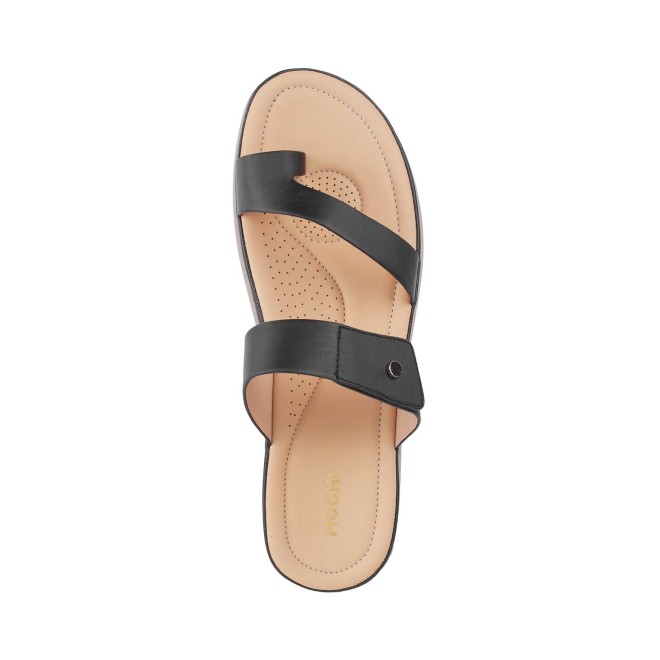 Mochi Women Black Casual Slip Ons (SKU: 32-1386L-11-42)