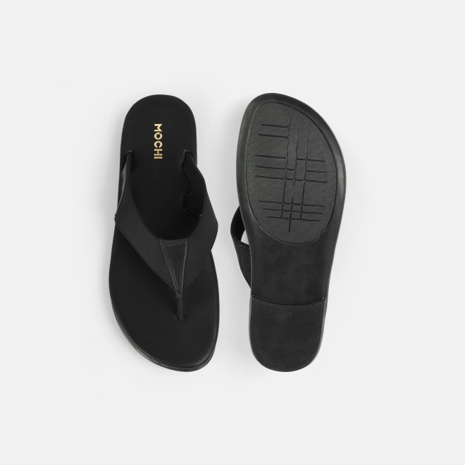 Mochi Women Black Casual Slippers (SKU: 32-1416-11-36)