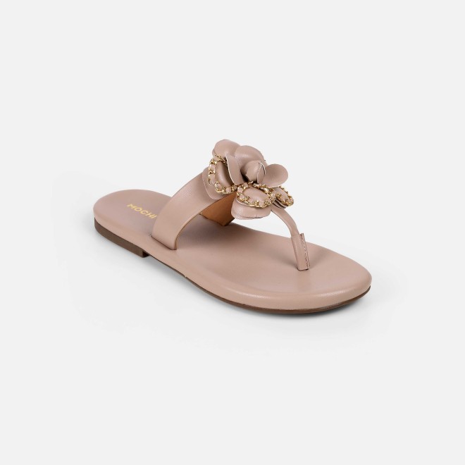 Mochi Women Rose-gold Casual Slippers (SKU: 32-1462-52-37)