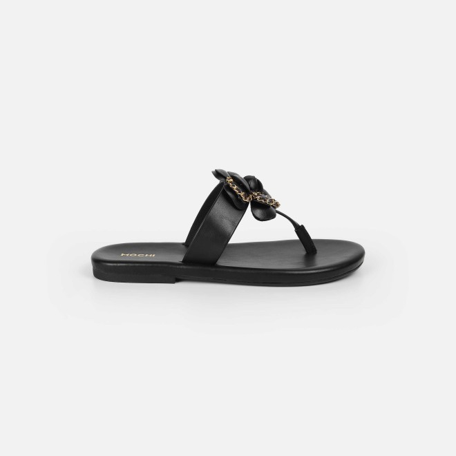 Mochi Women Black Casual Slippers (SKU: 32-1462-11-36)
