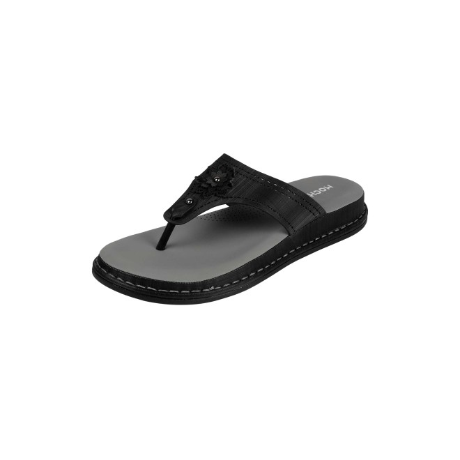 Mochi Women Black Casual Slippers (SKU: 32-1467-11-36)