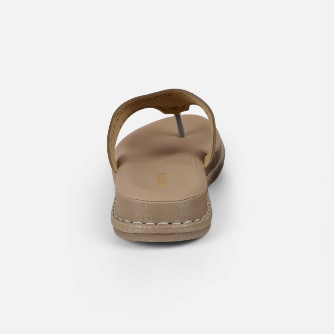Mochi Women Beige Casual Slippers (SKU: 32-1467-20-36)