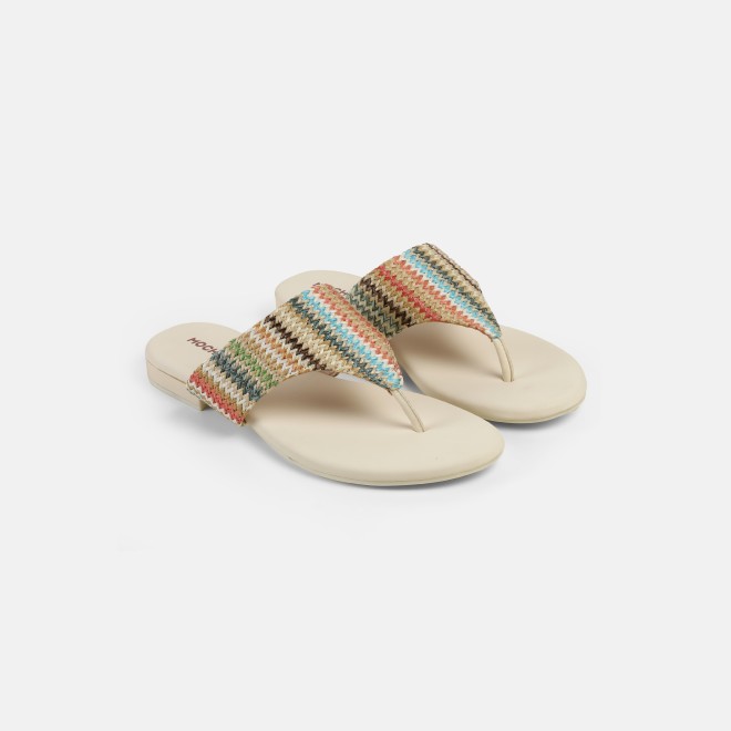 Mochi Women Off-white Casual Slippers (SKU: 32-1470-66-36)