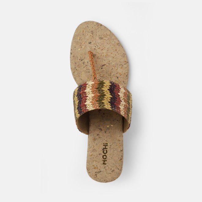 Mochi Women Brown-multi Casual Slip Ons (SKU: 32-1475-64-36)