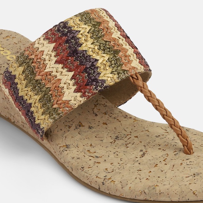Mochi Women Brown-multi Casual Slip Ons (SKU: 32-1475-64-36)