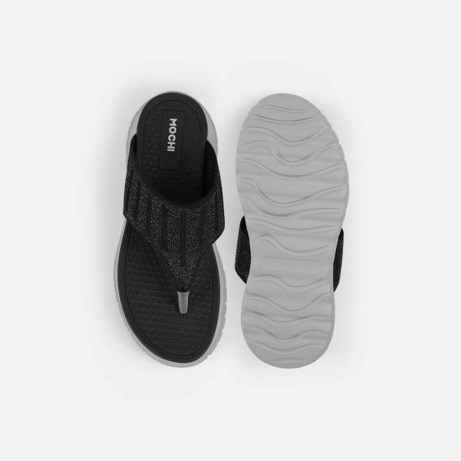 Mochi Women Black Casual Slippers (SKU: 32-1477-11-36)