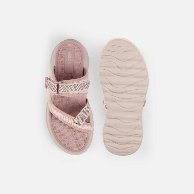 Mochi Women Peach Casual Slippers (SKU: 32-1478-80-36)