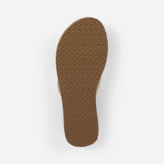 Mochi Women Beige Casual Slippers (SKU: 32-1487-20-36)