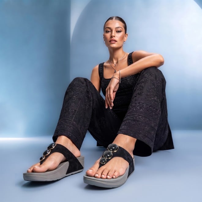 Mochi Women Black Casual Slippers (SKU: 32-1502-11-36)