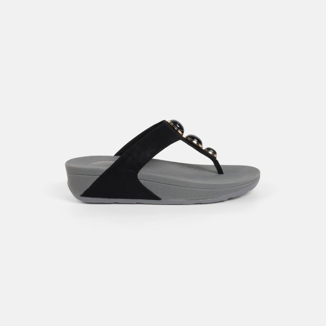 Mochi Women Black Casual Slippers (SKU: 32-1502-11-36)