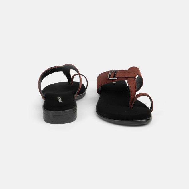 Mochi Women Brown Casual Slippers (SKU: 32-1503-12-36)