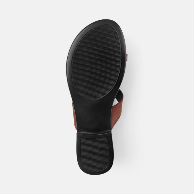 Mochi Women Brown Casual Slippers (SKU: 32-1503-12-36)