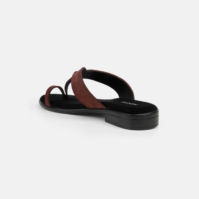 Mochi Women Brown Casual Slippers (SKU: 32-1503-12-36)