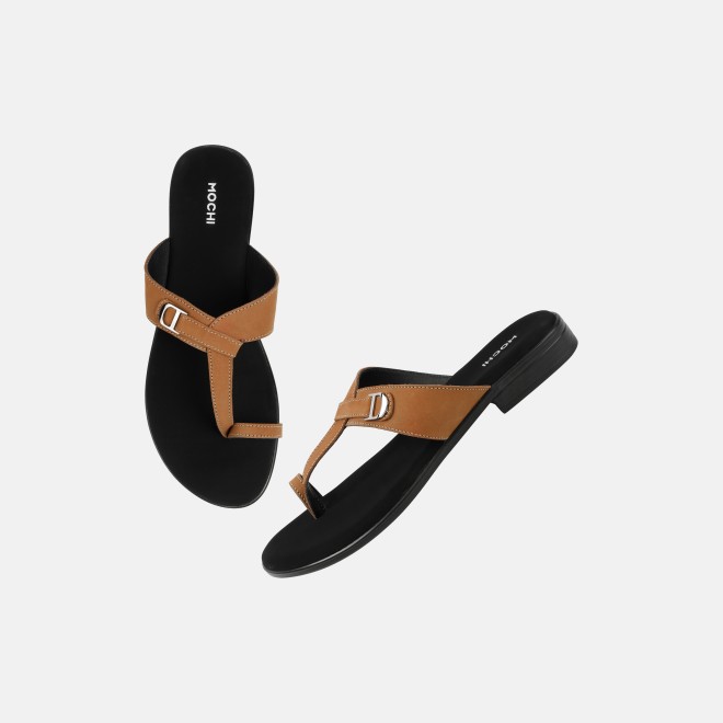 Mochi Women Beige Casual Slippers (SKU: 32-1503-20-36)