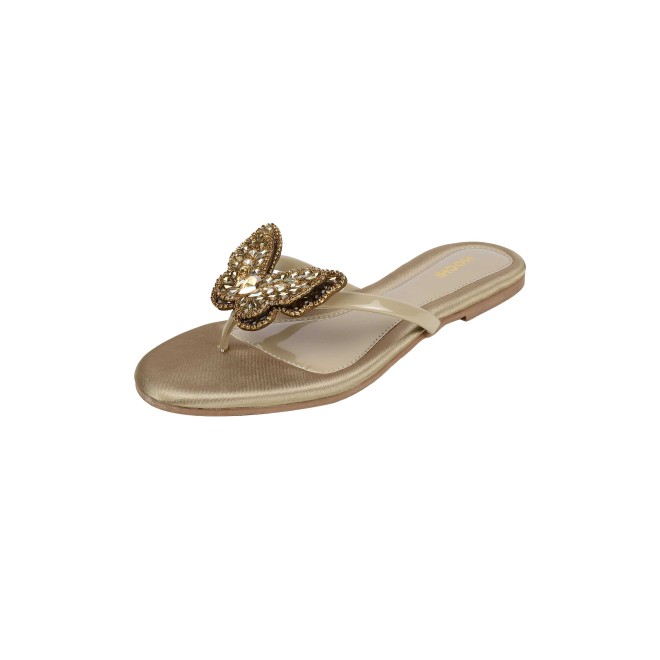 Mochi Women Antic-gold Casual Slippers (SKU: 32-1506-28-36)