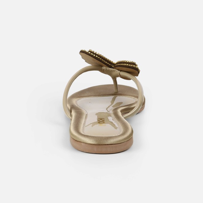 Mochi Women Antic-gold Casual Slippers (SKU: 32-1506-28-36)