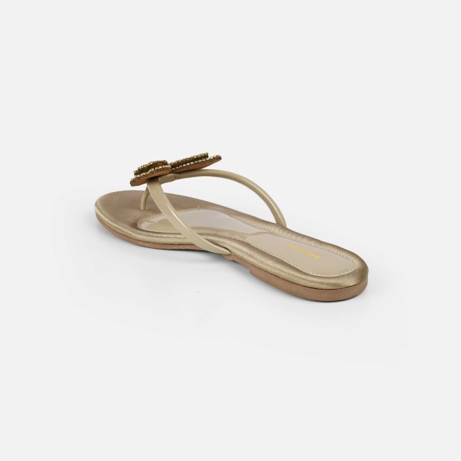 Mochi Women Antic-gold Casual Slippers (SKU: 32-1506-28-36)