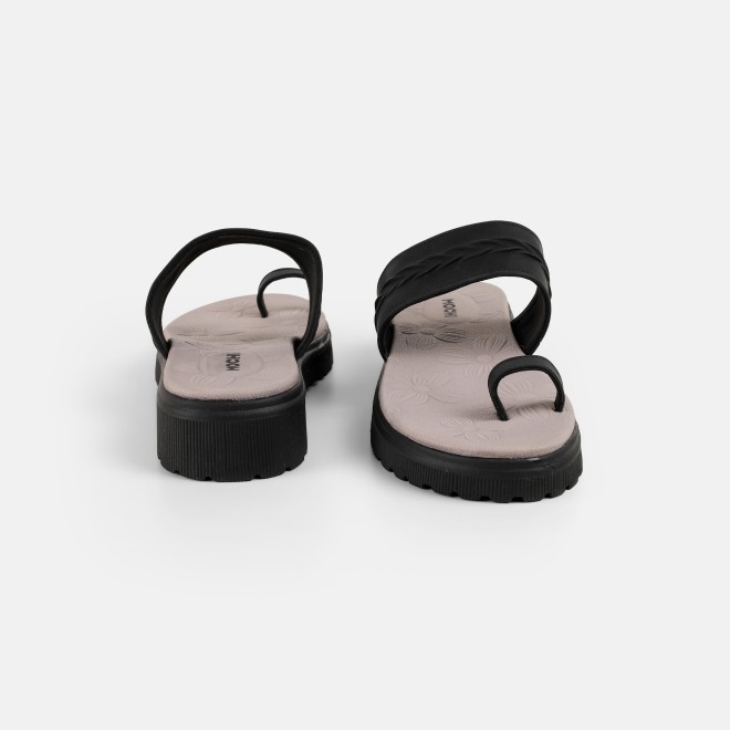 Mochi Women Black Casual Slip Ons (SKU: 32-1529-11-36)