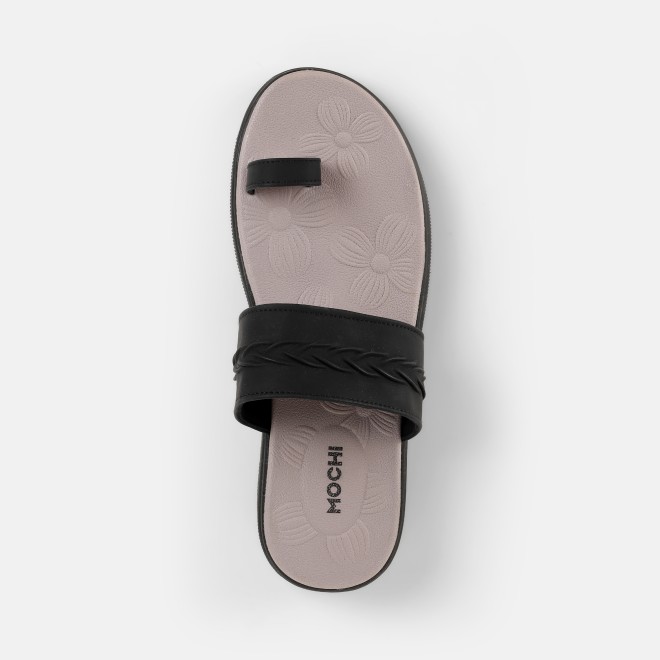 Mochi Women Black Casual Slip Ons (SKU: 32-1529-11-36)