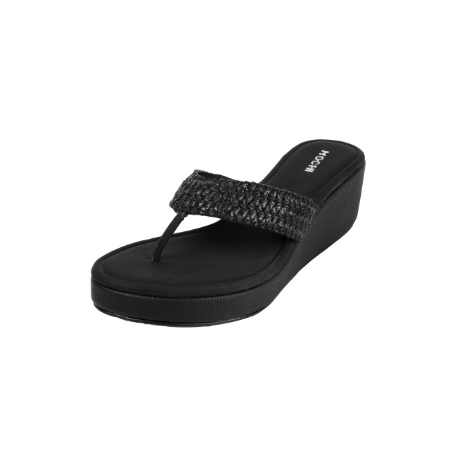 Mochi Women Black Casual Slip Ons (SKU: 32-1562-11-36)