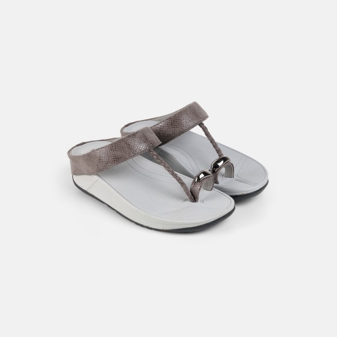 Mochi Women Grey Casual Slip Ons (SKU: 32-1567-14-36)