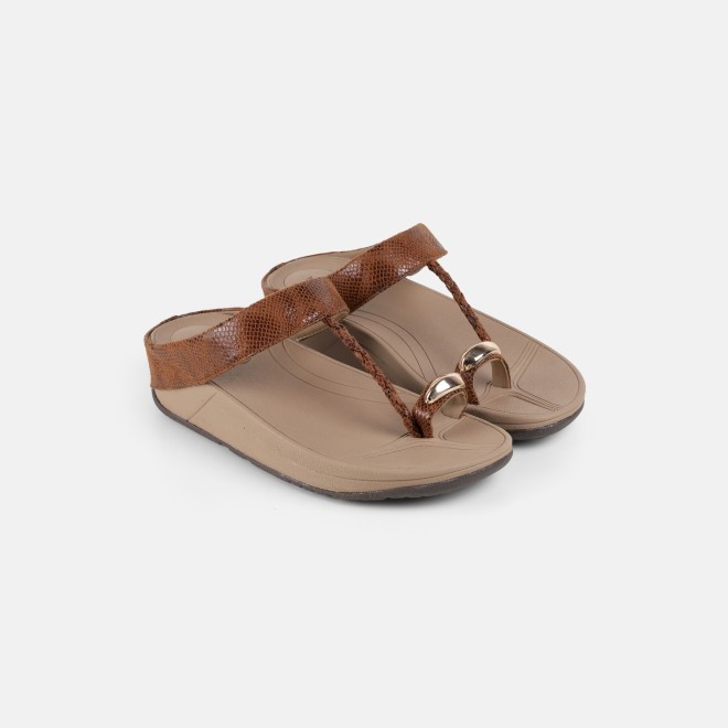 Mochi Women Tan Casual Slip Ons (SKU: 32-1567-23-36)