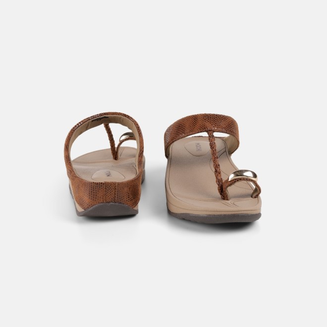 Mochi Women Tan Casual Slip Ons (SKU: 32-1567-23-36)