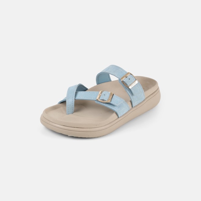 Mochi Women Light-blue Casual Slippers (SKU: 32-1572-32-37)