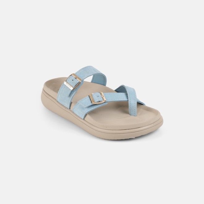 Mochi Women Light-blue Casual Slippers (SKU: 32-1572-32-37)