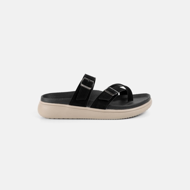 Mochi Women Black Casual Slippers (SKU: 32-1572-11-36)