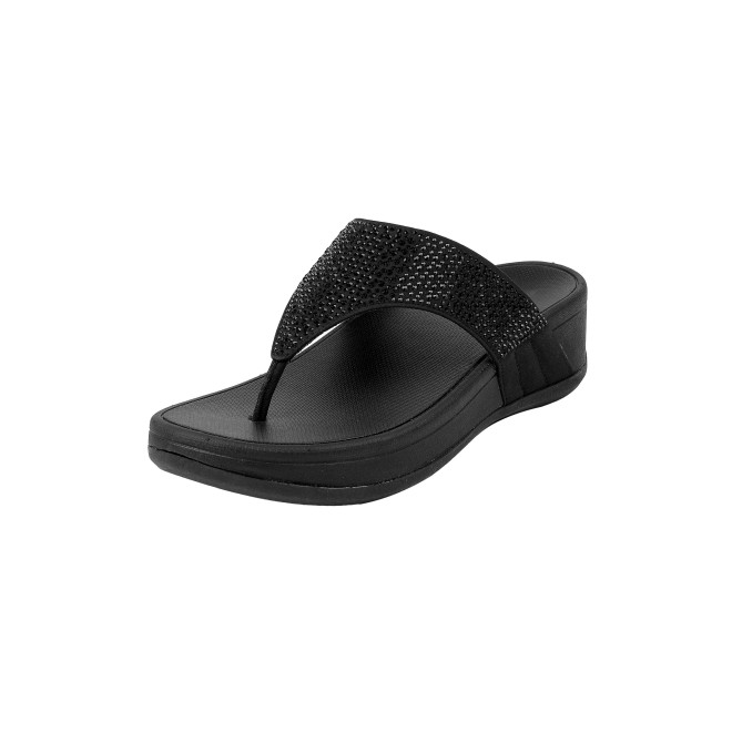 Mochi Women Black Casual Slippers (SKU: 32-1583-11-36)