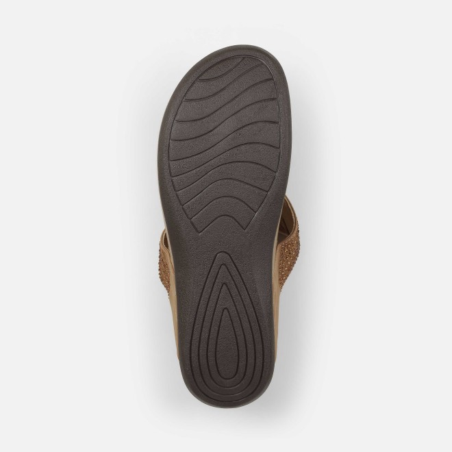 Mochi Women Antic-gold Casual Slippers (SKU: 32-1583-28-36)