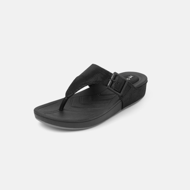 Mochi Women Black Casual Slippers (SKU: 32-1598-11-36)