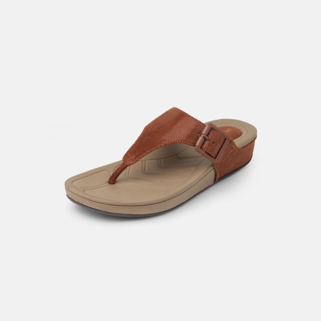 Mochi Women Tan Casual Slippers (SKU: 32-1598-23-36)