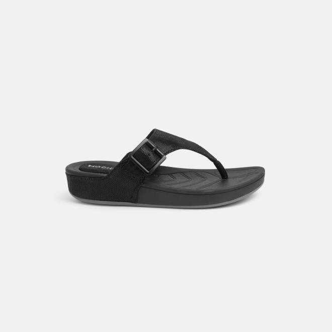 Mochi Women Black Casual Slippers (SKU: 32-1598-11-36)