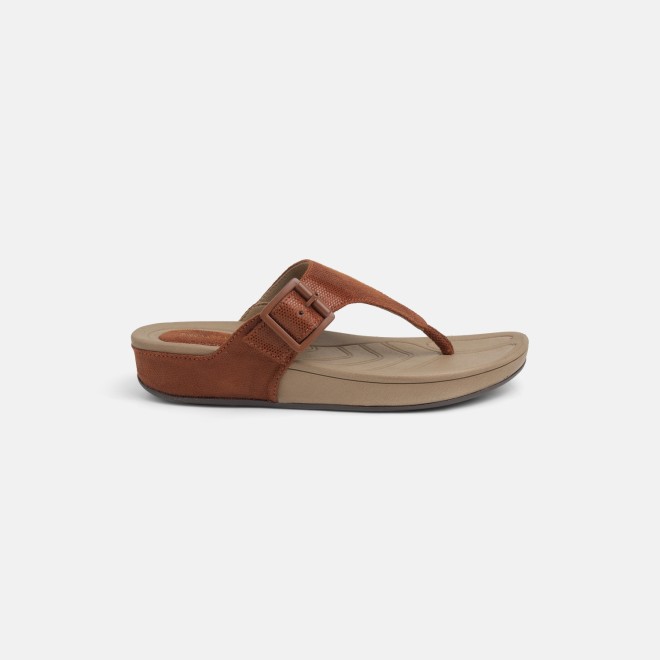 Mochi Women Tan Casual Slippers (SKU: 32-1598-23-36)