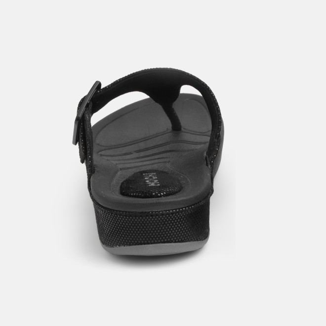 Mochi Women Black Casual Slippers (SKU: 32-1598-11-36)