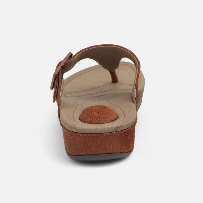 Mochi Women Tan Casual Slippers (SKU: 32-1598-23-36)