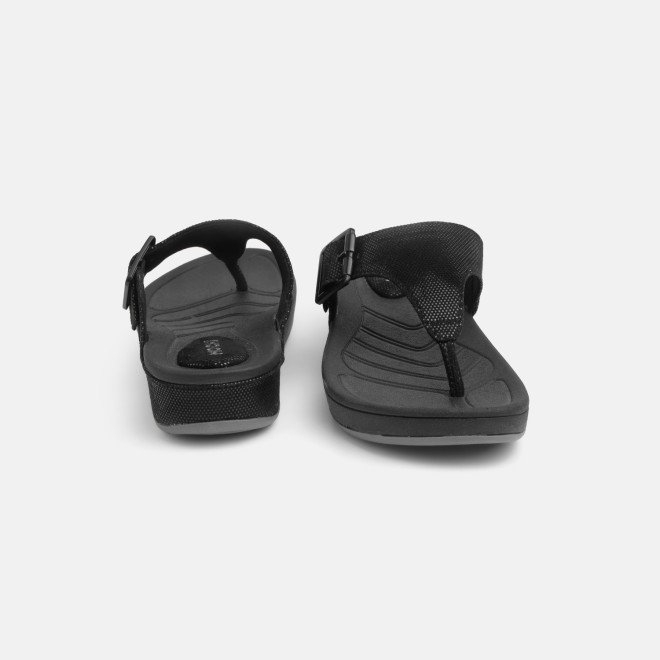 Mochi Women Black Casual Slippers (SKU: 32-1598-11-36)