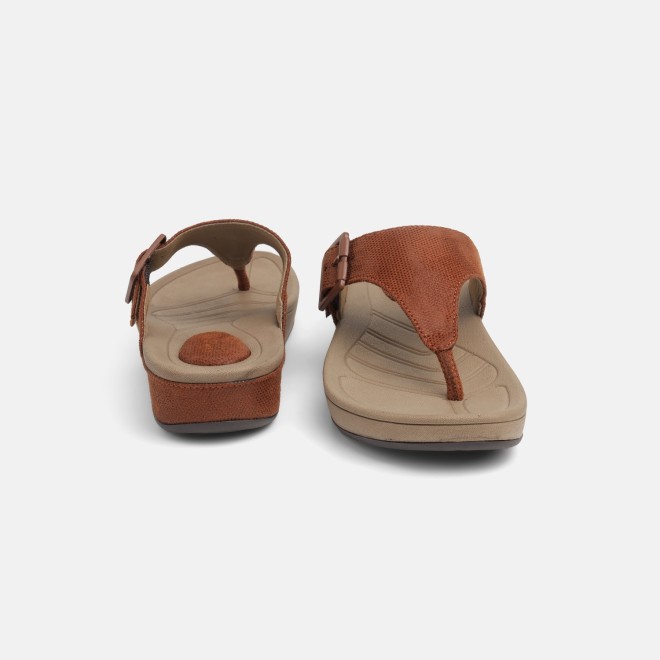 Mochi Women Tan Casual Slippers (SKU: 32-1598-23-36)