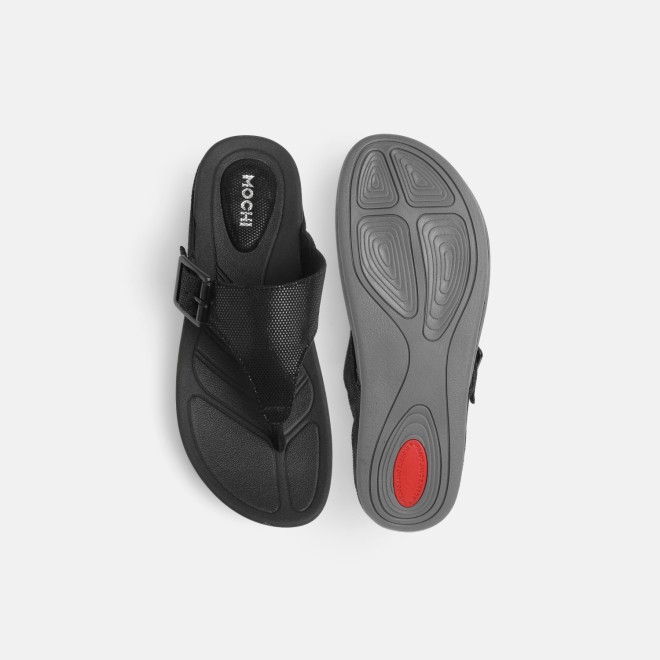 Mochi Women Black Casual Slippers (SKU: 32-1598-11-36)